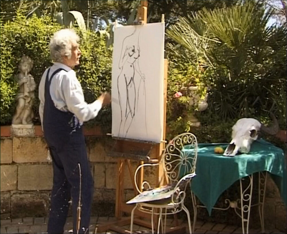 Szene aus dem surrealen Kurzfilm „Die wahnsinnige Zitrone“ von Florian Lettl.